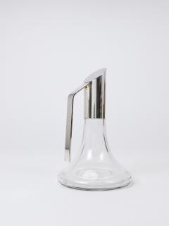  Riedel Riedel Mesa Elegant Silver Crystal Carafe Decanter Pitcher Italy 1980s - 4736015
