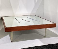  Rimadesio 1970s Italian Post Modern Pair of Mirrored Cherry Wood Eglomise Coffee Tables - 3502102