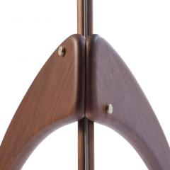 Rispal Large Rispal Praying Mantis Sculptural Floor Lamp in American Walnut - 2265336