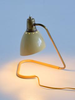  Robert Caillat Robert Caillat Table Lamp with Yellow Adjustable Shade France 1950s - 2011023