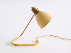  Robert Caillat Robert Caillat Table Lamp with Yellow Adjustable Shade France 1950s - 2011030