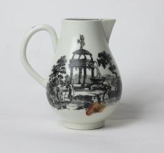  Robert Hancock 18th Century Worcester Scholar in Ancient Ruins Cream Jug by Robert Hancock - 2338034