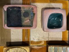  Robert Jean Cloutier Ceramic decorative Vide Poche by Cloutier France Circa 1960s - 4324485