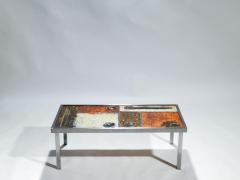  Robert Jean Cloutier French Robert and Jean Cloutier ceramic coffee table 1950s - 993030