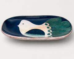  Robert Jean Cloutier Large decorative dish by Robert et Jean Cloutier Paris France circa 1960 - 4708862