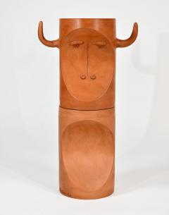  Robert Jean Cloutier Rare Double faced bull sculpture - 1147412