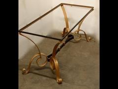  Robert Merceris Robert Merceris forged iron and gilt coffee table - 3128081