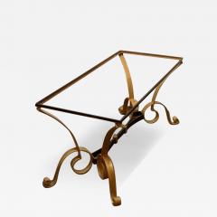  Robert Merceris Robert Merceris forged iron and gilt coffee table - 3132446