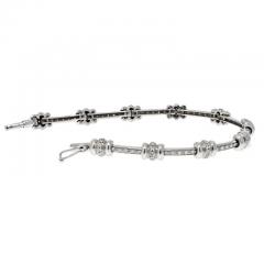  Roberto Coin ROBERTO COIN 18K WHITE GOLD 2 00CTTW ROUND DIAMOND BRACELET - 3226511