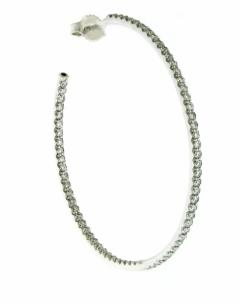  Roberto Coin ROBERTO COIN LARGE DIAMOND HOOP EARRINGS - 3303694