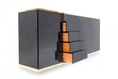  Roche Bobois Black Lacquered Credenza by Roche Bobois - 441862