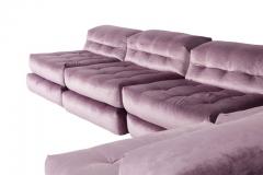  Roche Bobois Mah Jong First Edition Modular Sofa in Purple Velvet by Roche Bobois - 642067