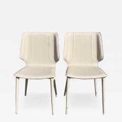  Roche Bobois Roache Boubois Modern Designer Leather Chairs - 3463633