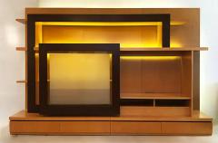  Roche Bobois Roche Bobois Maple Carnaval Wall Unit Media Cabinet France 2012 with Lighting - 3516611