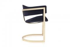  Roche Bobois Set of Six Brass Dining Chairs Roche Bobois - 441864