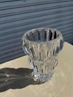  Rogaska Crystal of Slovenia Heavy Cast Crystal Vase by Rogaska of Slovenia - 4323154