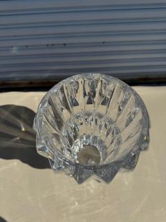  Rogaska Crystal of Slovenia Heavy Cast Crystal Vase by Rogaska of Slovenia - 4323206