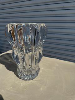  Rogaska Crystal of Slovenia Heavy Cast Crystal Vase by Rogaska of Slovenia - 4323207