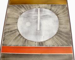  Roger Capron COFFEE TABLE BY ROGER CAPRON CERAMIC TABLE AU SOLEIL SUN MOTIF VALLAURIS C 1965 - 1928394