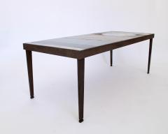  Roger Capron COFFEE TABLE BY ROGER CAPRON CERAMIC TABLE AU SOLEIL SUN MOTIF VALLAURIS C 1965 - 1928395