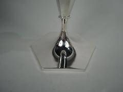  Roger Williams Silver Co Pair of American Modern Georgian Sterling Silver Candlesticks - 3762053