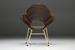  Roh Noordwolde Rattan Chair by H Broekhuizen for Roh Noordwolde Netherlands 1960s - 3427133