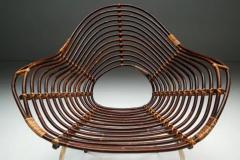  Roh Noordwolde Rattan Chair by H Broekhuizen for Roh Noordwolde Netherlands 1960s - 3427179