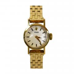  Rolex Watch Co 18K Yellow Gold Vintage Rolex Watch w 13K Band - 4527176