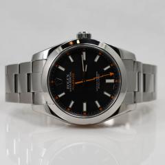  Rolex Watch Co Mens Rolex Milgauss Steel Mdl 116400 Box Papers - 4525668