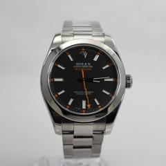  Rolex Watch Co Mens Rolex Milgauss Steel Mdl 116400 Box Papers - 4525669
