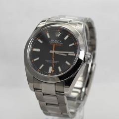 Rolex Watch Co Mens Rolex Milgauss Steel Mdl 116400 Box Papers - 4525670