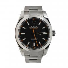  Rolex Watch Co Mens Rolex Milgauss Steel Mdl 116400 Box Papers - 4527286