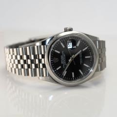 Rolex Watch Co Mens Rolex Stainless Steel Watch Oyster Datejust Wristwatch - 4525693