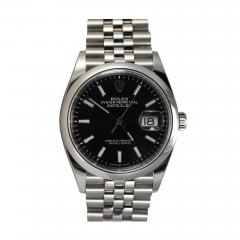 Rolex Watch Co Mens Rolex Stainless Steel Watch Oyster Datejust Wristwatch - 4527281