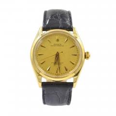  Rolex Watch Co ROLEX 14K YELLOW GOLD OYSTER PERPETUAL WRISTWATCH REF 6567 1959 - 2624803