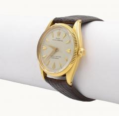  Rolex Watch Co ROLEX 18K GOLD OYSTER PERPETUAL CHRONOMETER WRISTWATCH REF 6567 CIRCA 1967 - 2621410