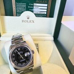  Rolex Watch Co Rolex Datejust 36mm Ref 116200 Black Dial Watch Box Papers - 3856036