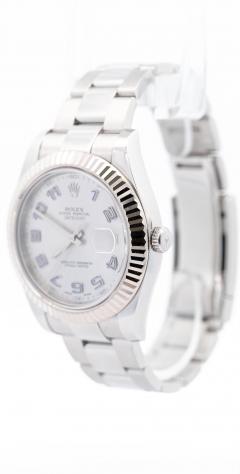  Rolex Watch Co Rolex Datejust II Mens 41mm Stainless Steel and White Gold Bezel Watch 116334 - 3500044