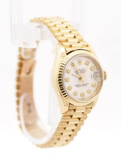  Rolex Watch Co Rolex President Datejust 18k Gold Diamond Dial Ladies Watch 79178 Box Papers - 3504557
