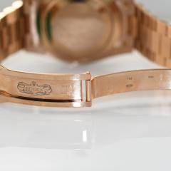  Rolex Watch Co Rolex President Green Dial 18K Rose Gold Watch 40mm - 4478815