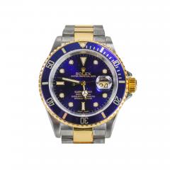  Rolex Watch Co Rolex Submariner 1999 Two Tone Blue Dial MDL 16613 36mm - 4483865