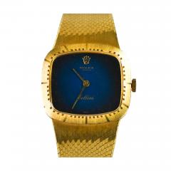  Rolex Watch Co Vintage Rolex Cellini Blue Dial Watch 24mm - 4527142