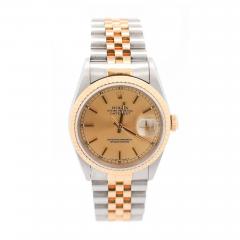  Rolex Watch Co Vintage Rolex DateJust 36mm Two Tone On Jubilee Date 1995 Watch - 3573809