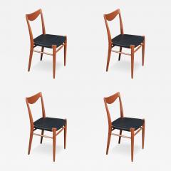  Rolf Rastad Adolf Relling Rolf Rastad Adolf Relling Bambi Teak Leather Dining Chairs - 4344251
