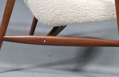  Rolf Rastad Adolf Relling Rolf Rastad Adolf Relling Boucle Leather Lounge Chair - 4789562