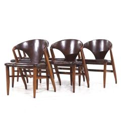  Romweber Romweber Mid Century Walnut Dining Chairs Set of 6 - 3826559