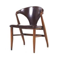  Romweber Romweber Mid Century Walnut Dining Chairs Set of 6 - 3826560