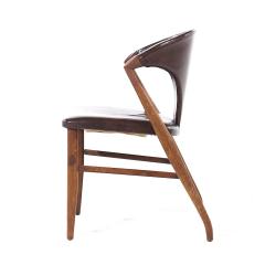  Romweber Romweber Mid Century Walnut Dining Chairs Set of 6 - 3826561