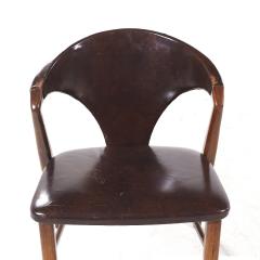  Romweber Romweber Mid Century Walnut Dining Chairs Set of 6 - 3826562