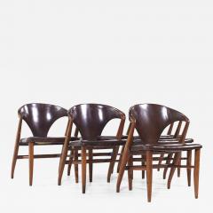  Romweber Romweber Mid Century Walnut Dining Chairs Set of 6 - 3828673